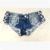 Jean court pôle danse femmes Denim Shorts Jean Micro Mini Jean pour dames taille Ultra basse Clubwear femmes W220326