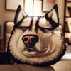 Cushion/Decorative Pillow Husky Dog Bedside Cushion Large Backrest Sofa Sleeping Chair Siesta Reading