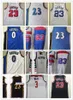Hurtownia koszykówki Mężczyźni Bradley 3 Beal 4 Westbrook Jersey New Grey Red Blue White #23 MJ