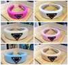 15 Colors Designer Headband For Women Candy Color Lady Hairpin Girl Letters Printed Sponge Hair Band Bulk Price