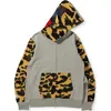 Men's Camo Hooded Large Size Sweatshirts Couple Pullover High Quality 3D Embroidered Zipper Hoodie Jacket