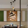 Lampy wiszące nowoczesne design prosta restauracja bambus żyrandol odzież sklep spersonalizowany kreatywny oświetlenie