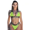 Nuovo bikini sexy 2022 costume da bagno stampato donna costumi da bagno bikini push up set costume da bagno brasiliano costume da bagno estivo da spiaggia XL