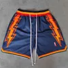 شورتات كرة السلة المطبوعة Curry Trillest Shorts 20212022 City Zip Pocket Black White Blue1919535