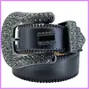 Ceinture de créateurs ceintures pour femmes pour hommes femmes ceinture diamant brillante noire sur le bleu noir blanc multicolour street mode