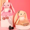 39cm Cute dancing bunny plush toy doll for children's birthday gift girls soft cute rabbit dolls