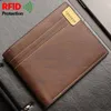 Wallets Men Coin Purse For With Checkbook Holder Soft Card Case Classic Mens Wallet Money Bag Purses 2022Wallets