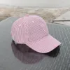 Seersucker Birthday Hat 25pcs Lot Kids Cap Us Warehouse Baby Pink Stripes Toddler Hats Domil037