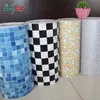 5M / 10M Yeni Banyo Fayans Su geçirmez Duvar Sticker Vinil PVC Mozaik Kendinden yapışkanlı Karşıtı Yağ Etiketler DIY Duvar Kağıtları Ev Dekorasyonu T200601