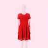 Wholesale New Fashion Women Big Size Lace Dress A Line Party Club Dress