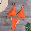 Bikini Summer Solid Bikini Set Low Waist Swimwear Women Brazilian Bathing Suit Sexy Swimsuit Female Brazilian Biquini 220527