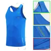 Colete de corrida masculino de secagem rápida para treino regata apertada estampa fitness academia sem mangas masculino esporte camiseta 220622