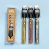 VAPE Battery Electronic Cigarette Catronbatterier Batterier 510 Tråd med USB -laddare Förvärmning VV 900mAh Brass Knuckles Enskilda presentpaket