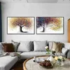 New Arrival plakaty i druki na płótnie kolorowe drzewa rośliny zdjęcia obrazy na ścianę do domu do dekoracji salonu bez ramki L220810