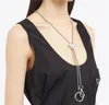 Роскошные мужские женские ожерелья с подвесками, модные для мужчин и женщин, дизайнерский бренд в виде перевернутого треугольника, классическое ожерелье, ювелирные изделия, высокое качество3972637
