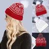 Gorro/crânio tampas fashsialy chapéu de natal sweater de malha usa Light up presente para crianças 2022 anos de crânio pros22