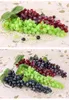 Décoration de fête 36-60-85-110heads Red Black Green Purple Grapes Artificial Fruits de Noël Home Garden Mariage Décor Faux Fruits -party