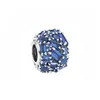 Perline in argento sterling 925 Pesce Tartaruga marina e Volpe dagli occhi azzurri Serie blu Charm Fit Pandora Bracciale o collana Pendenti Lady Gift all'ingrosso