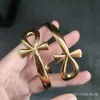 Bangle Cross المصري ANKH LIFE BAYSLALES للرجال نساء الذهب الفولاذ المقاوم للصدأ سوار الشرير مفتاح الأساور عيد ميلاد Jewelery 2022bangle