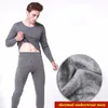 Mens Long Johns för manliga termounderkläderuppsättningar Vinterkläder Män håller varma tjma termiska 4xl 220805