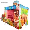 4m Portable Inflatable Ice Cream Truck Advertising Tent Outdoor Airblown Kiosk Car Booth For Event