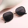 Sunglasses 2022 Vintage Fashion Metal Women Men Brand Design Sun Glasses Mirror Trendy Square Gafas De Sol Uv400 D-20