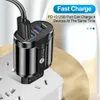 Chargeur mural rapide à 4Ports, 36W PD Type c USB-C, adaptateurs d'alimentation pour IPhone x 12 13 14 Pro Max Samsung Xiaomi B1, EU US UK