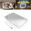 Andere interieuraccessoires Universele auto Sun Visor Mirror LED Make -up Touch Switch High Clear HD Mirrorother Mother