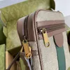 Дизайнерские сумки на плечах женщин винтаж Ophidia Mobile Phone Messenger Bag Canvas Кожаные сумочки.