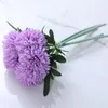 Flores decorativas grinaldas simulação 6 cabeça com folha de espinho de espinho casamento casa sala de estar decoração de mesa de jantar falsa flor artificial