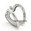 Pendant Necklaces Stainless Steel Magnet Hinged 30mm Heart Shape Locket For Custom Floating Charms Keepsake Xmas GiftPendant336F