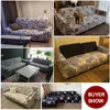 Floral Gedrukte Slipcovers Stretch Plaid Sofa Covers for Living Room Elastische bank Stoel Handdoek Huisdecor 1 2 3 4 stoel 220617