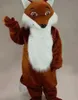 Remise vente d'usine mignon renard marron joli costume de mascotte animale déguisement costume de mascotte animale