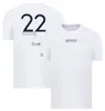F1 2023 T-shirt T-shirt T-shirt Formule 1 Racer Signature T-shirt Summer Racing Fans Fashion O-leck Mens T-shirts Jersey Tops