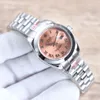 Masowe mechaniczne eleganckie panie zegarek 28 mm Pasku ze stali nierdzewnej Sapphire Crystal ostryg Perpetual Designer Watch Luksusowe zegarki Montre de Luxe Wysoka jakość 22 22