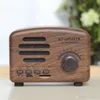 Hot Hi-Fi luidsprekerboxen retro handige kaart compatibel met radio draadloze mini Bluetooth-luidsprekers Bluetooth 4.2/TF-kaart/AUX/FM Child Gifts