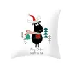 Christmas Decorations Cushion Cover Santa Claus Reindeer Merry For Home Ornament Gift Xmas Navidad Happy Year 2022Christmas