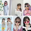 Kids Cartoon Heart Sunflower Fruit Rabbit Ears Sunglasses Girls Boy Children Outdoor Round Polarized UV400 Sun Glasses 220705