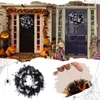 Decorative Flowers & Wreaths Grapevine Battery Powered Christmas Wreath Halloween Party Decoration Scene Arrangement Pumpkin Sunflower Wreat