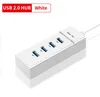 Adaptateur Hub de données USB 3.0/2.0 à 4 ports, séparateur USB mince Compatible avec Windows 7/Vista/XP, pas besoin de pilote