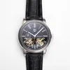 fashion Watch Men Watch Skeleton Tourbillon Hand-winding Mechanical Automatic Watch Classic Natural Leather Watches Gentleman Business 01