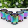 Stainless Steel SS Rainbow Color 810 510 Drip Tips for Thread Wide Bore Mouthpiece TFV8 TFV12 Prince Tank TFV8 BABY Atomizer