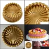 Herramientas de pastelería para hornear Utensilios para hornear Cocina Comedor Bar Hogar Jardín Charlotte Cake Pan Un tamaño Oro Acción de Gracias Navidad Familia Ca Dhuof