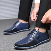 New Men's Casual Shoes Summer Autumn Leather Men Shoes Fashion Men Loafers Handmade Male Business Wedding Dress Shoes