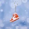 14 Colors Designer Mini 3d Sneaker Keychain Men Women Kids Key Ring Gift Shoes Keychains Handbag Chain Basketball Silicon4517579 IYE3