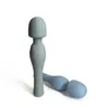 Вибраторская секс -игрушка массажер Wosilicone Wand Massage Женщины мастурбация игрушек клитор стимуляция влагалища сильные вибрации взрослые Yjo5