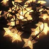 Strings Fairy Solar LED Światło sznurka 5/6.5/7/12m Twinkle Star 2/8 Tryb Garland Indoor Decoration za Boże Narodzenie