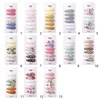 Hair Accessories 6Pcs/Set Kids Baby Girls Waterdrop Shape Small Clips Sweet Floral Print Cloth Covered Metal Snap Barrettes Hairpins HairHai