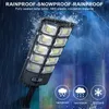 Solar LED-verlichting Outdoor Solar Lamp Sensor Tuinlicht Waterdicht Zonlicht Muur Yard Straatlantaarns Goed verpakt