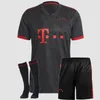 축구 유니폼 22 23 Lewandowski Bayern Munich Sane Kimmich Coman Muller Davies 축구 셔츠 남자와 성인 어린이 세트 키트 2022 2023 Top Thailand Quality Uniform